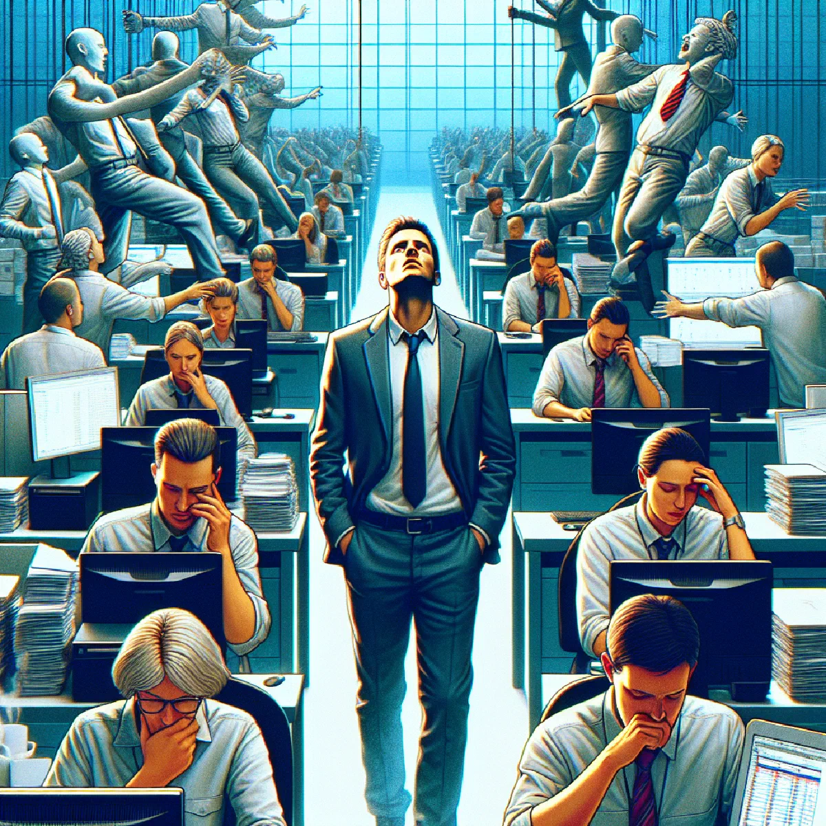 Bookmark: The middle manager crisis: Most young workers say the role is 'high stress, low reward'